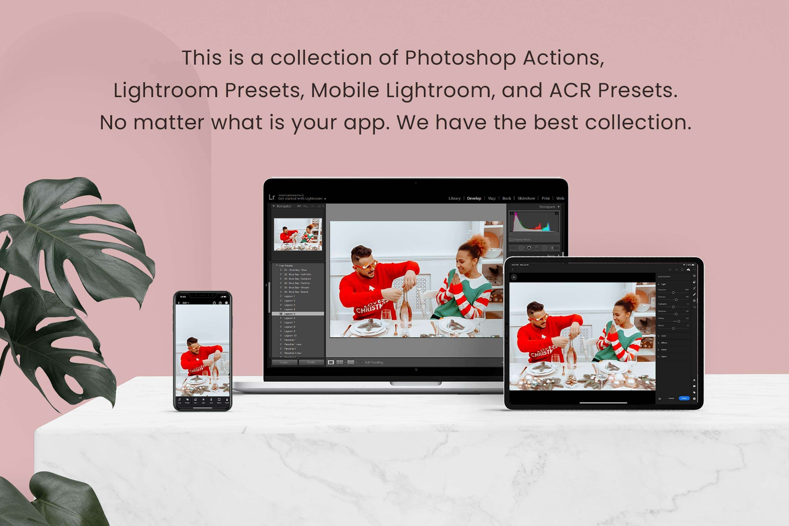 Merry Xmas Lightroom Photoshop ACRpreview image.