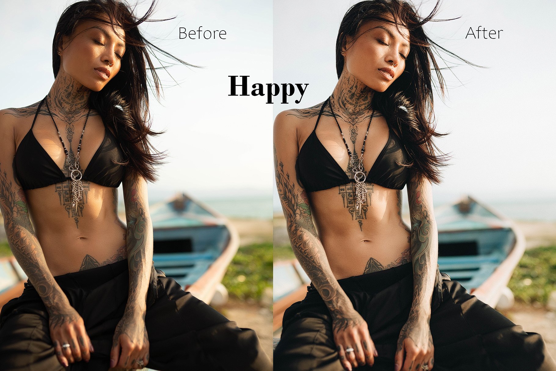 Lightroom preset "Happy"cover image.