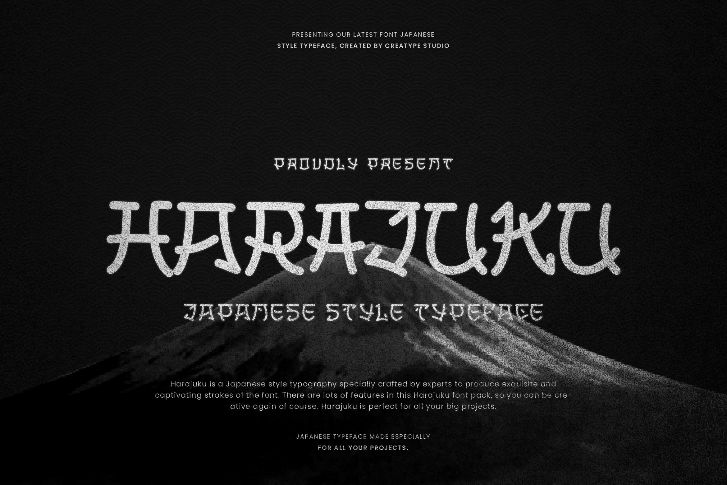 Harajuku Japanese Business Font cover image.