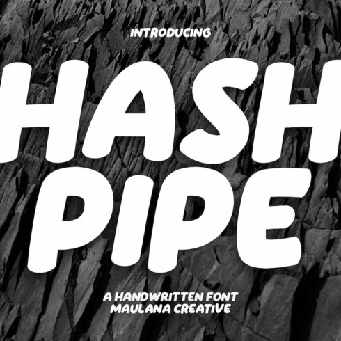 Hash Pipe Handwritten Font cover image.