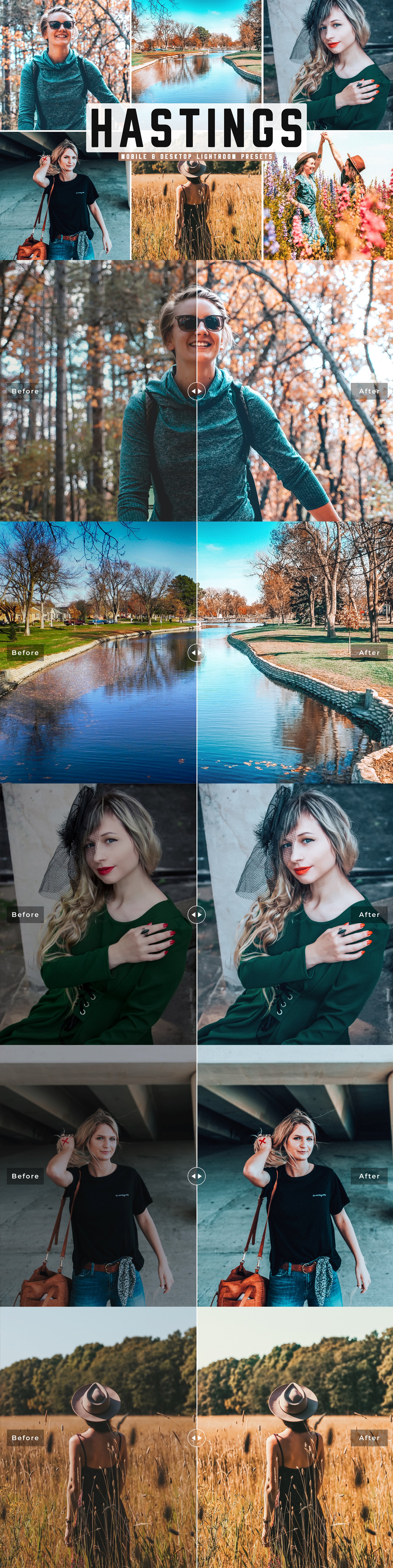 Hastings Lightroom Presets Packcover image.