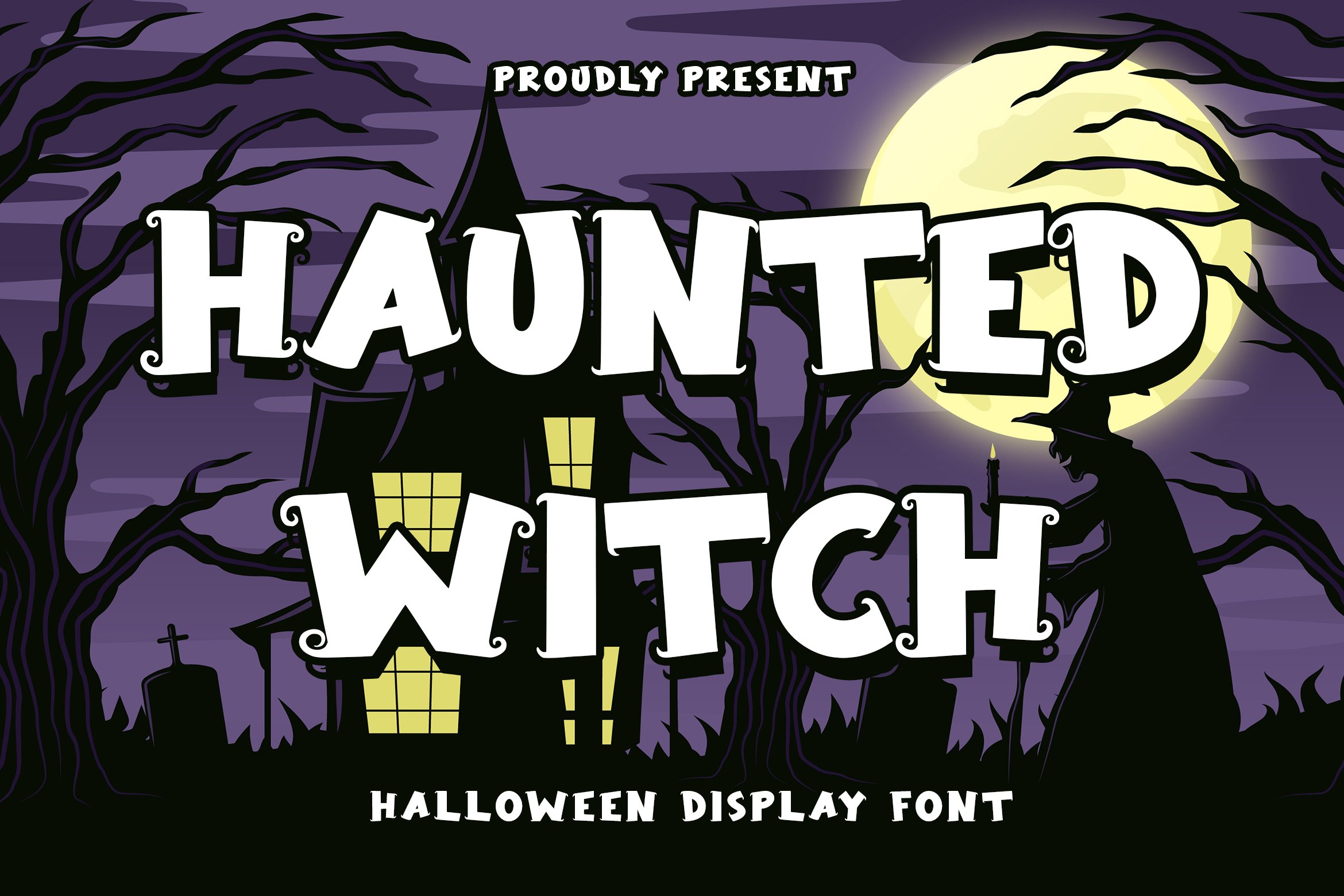 HauntedWitch - Halloween Display Fon cover image.