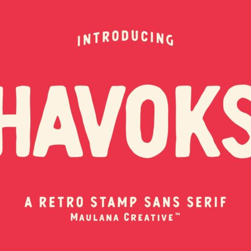 Havoks Stamp Sans Serif cover image.
