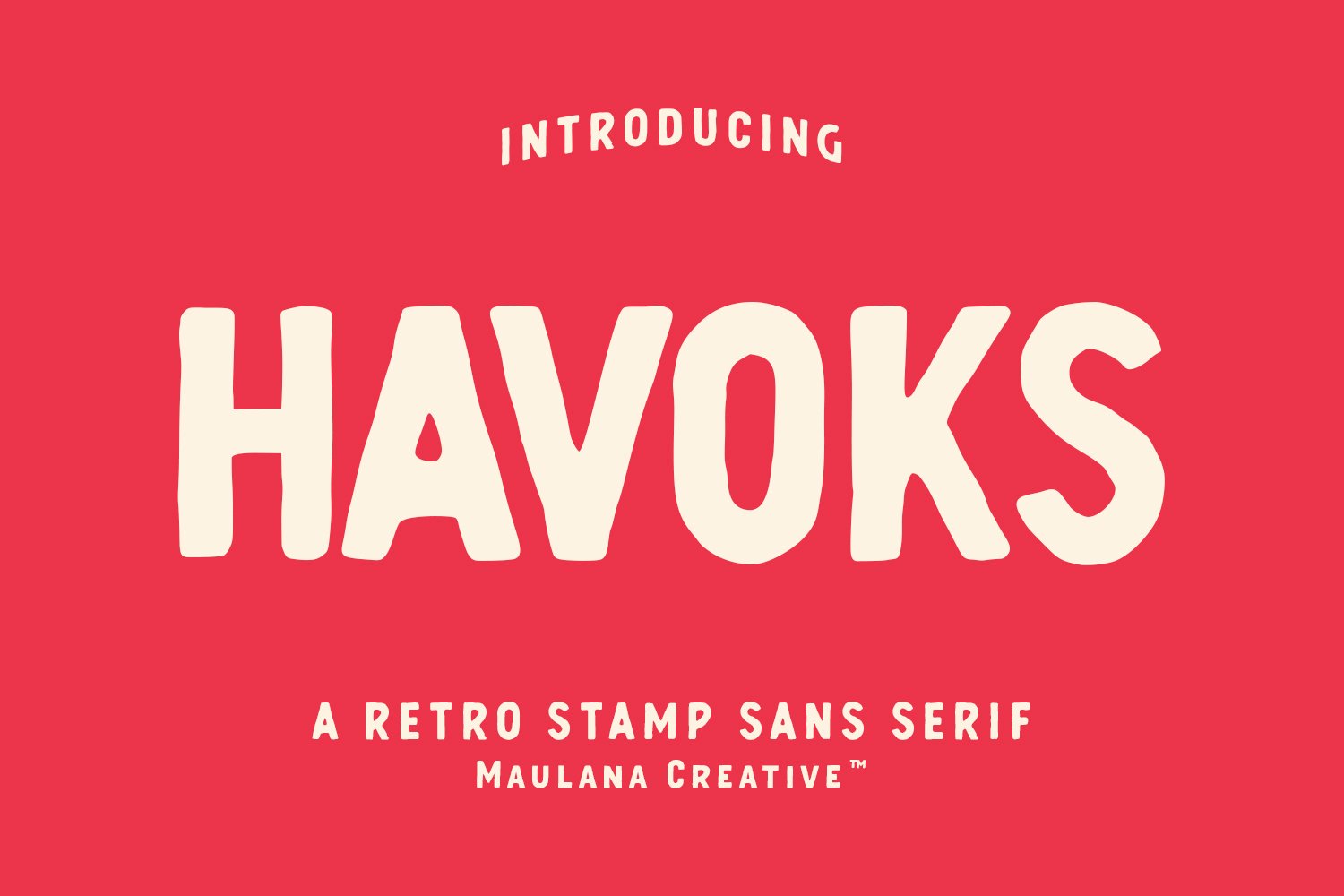 Havoks Stamp Sans Serif cover image.