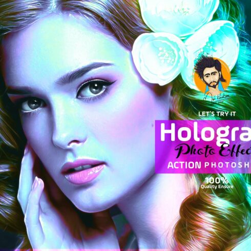 Hologram Photo Effect PS Actioncover image.