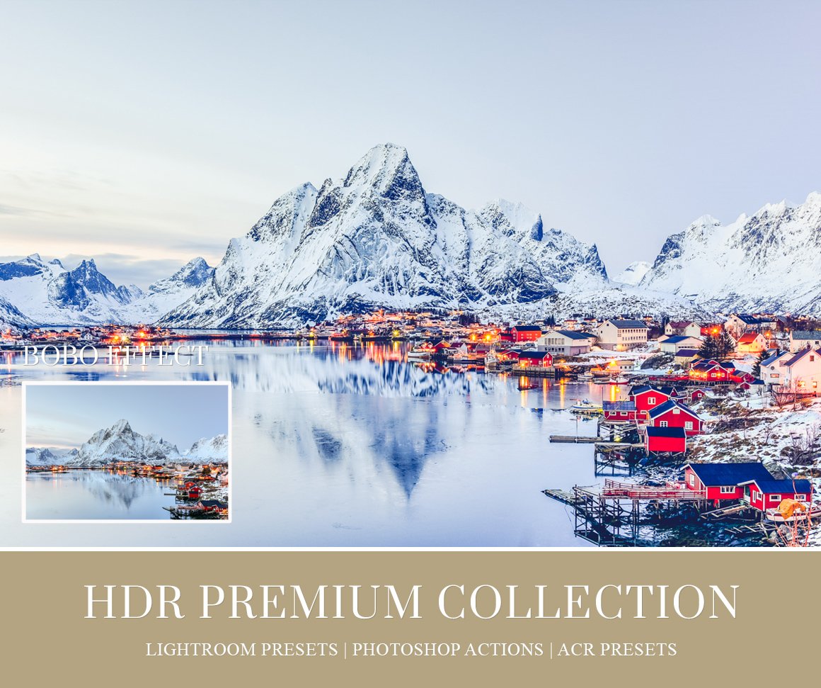 Premium HDR Photoshop Actionspreview image.