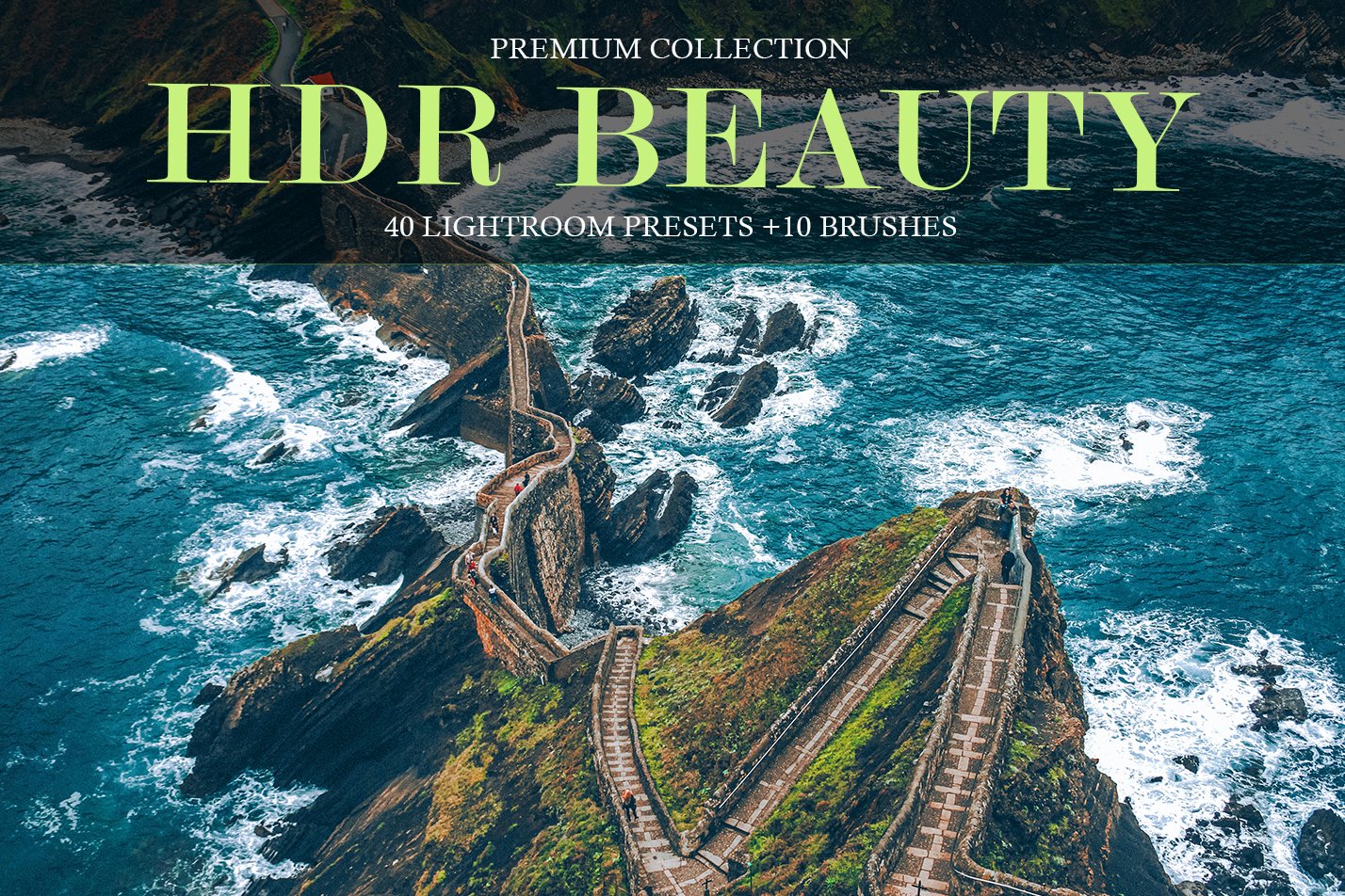 HDR Beauty Presets for Lightroomcover image.