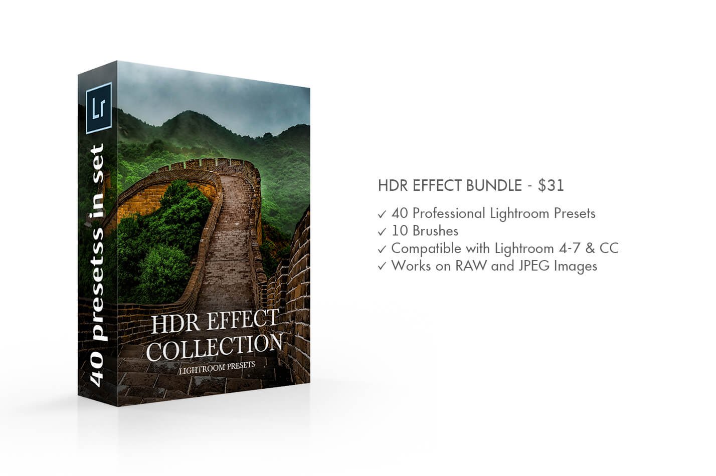 HDR Effect Lightroom Presetspreview image.