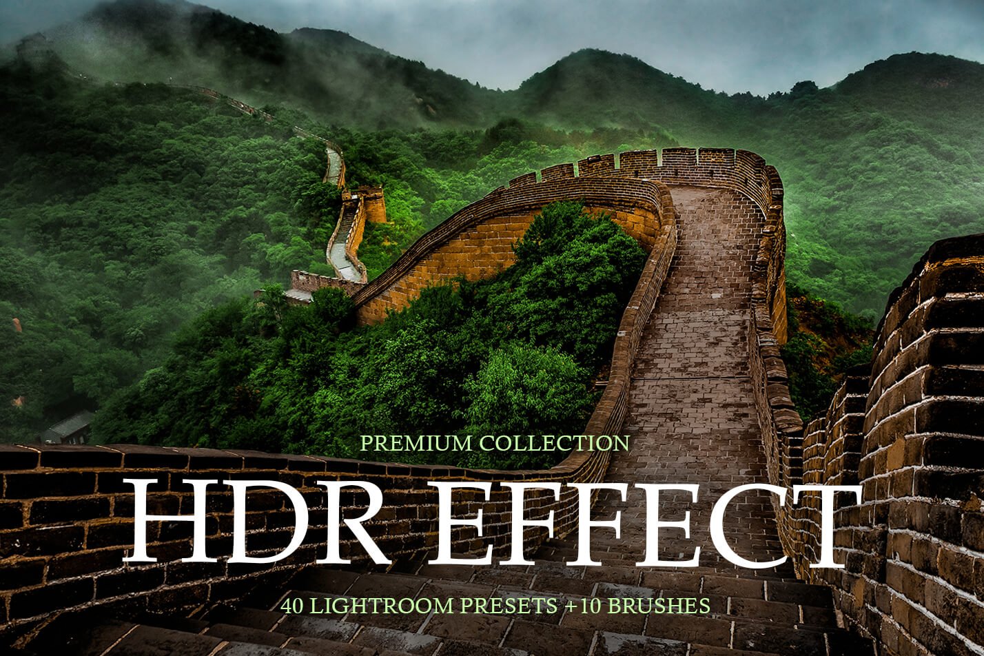 HDR Effect Lightroom Presetscover image.
