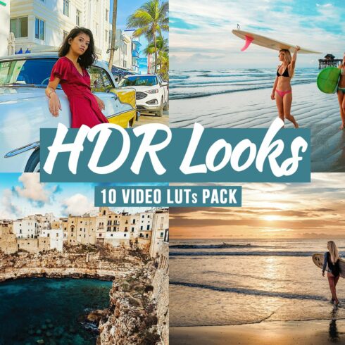 HDR Looks - LUTs Packcover image.