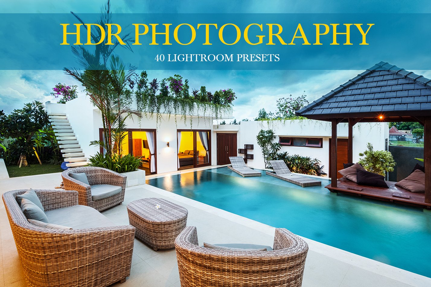 HDR Photography Presets Lightroomcover image.