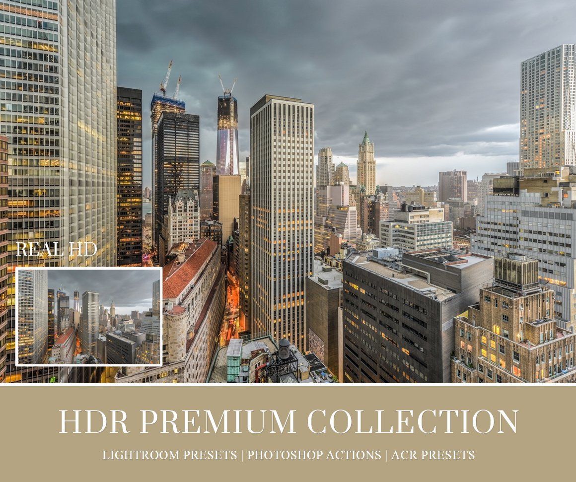 HDR Premium Lightroom presetspreview image.