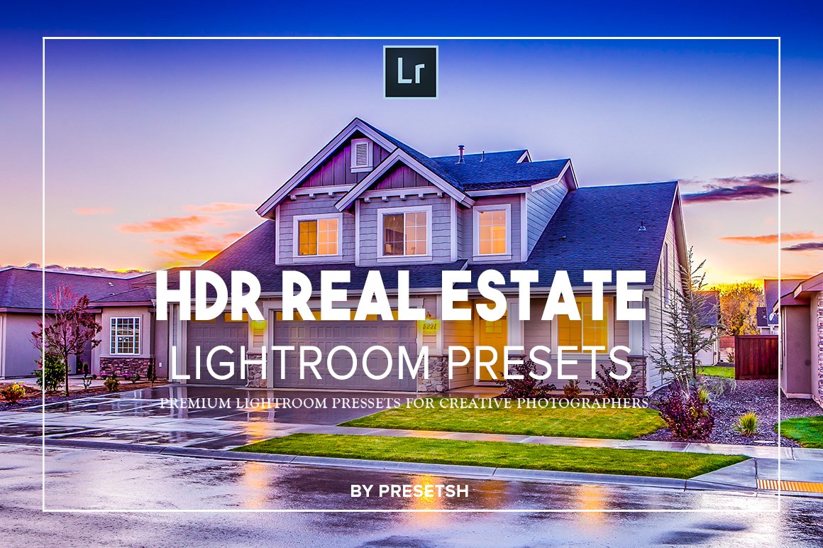 Real estate lightroom presetscover image.