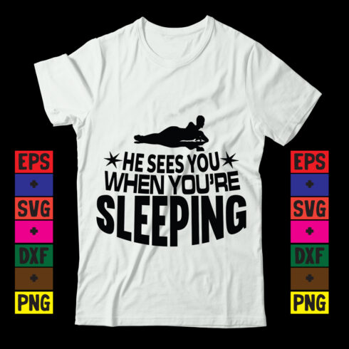 He sees you when you\'re sleeping cover image.