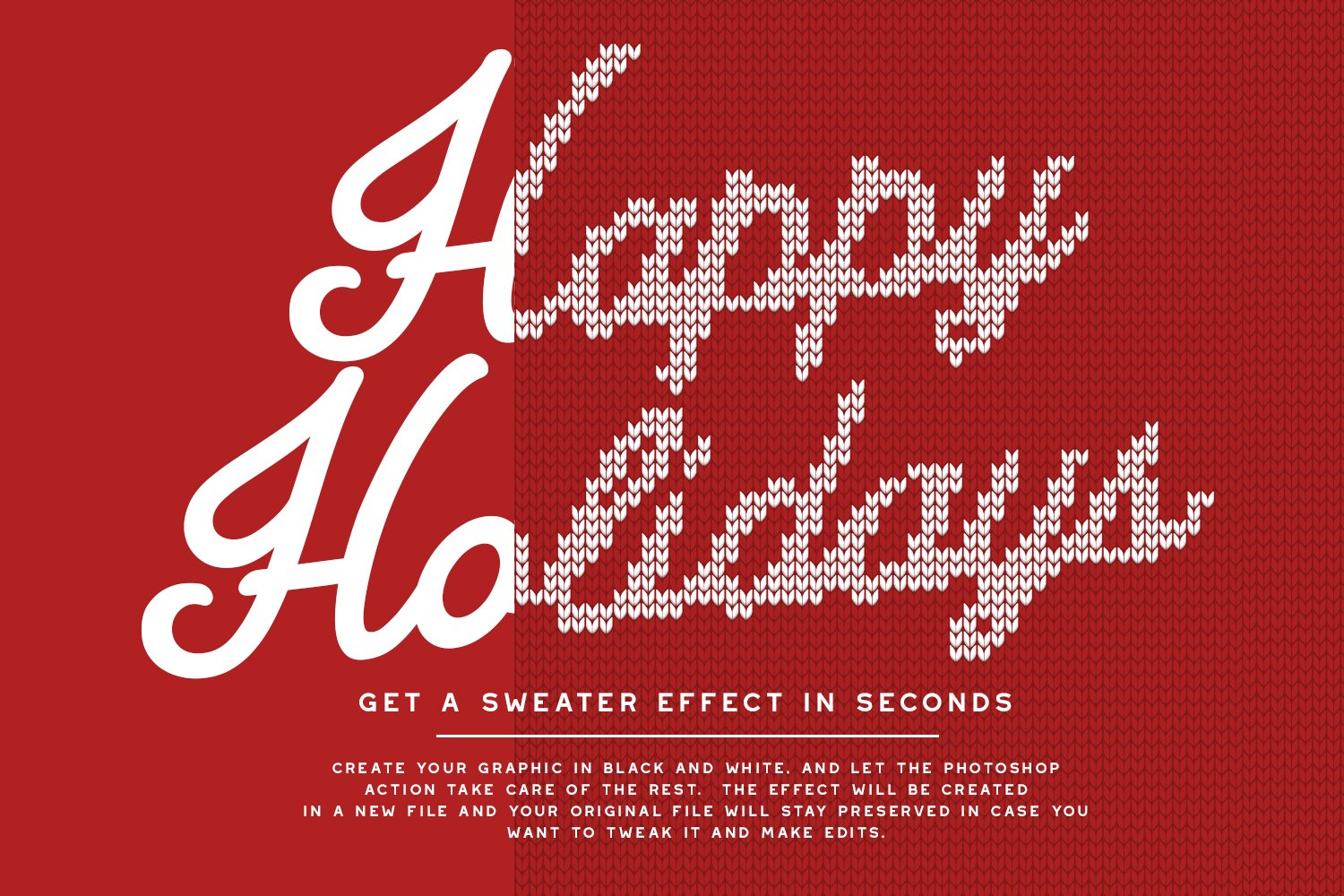 Christmas Sweater Effect Propreview image.