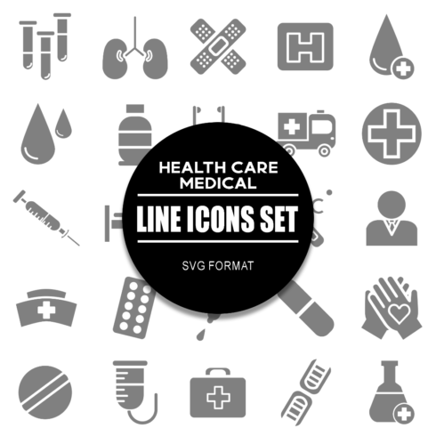Healthcare & Medical Icon Set cover image.