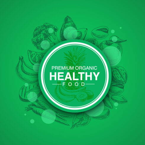 Healthy Food Social Media Instagram Post cover image.