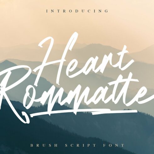 Heart Rommatte - Script Font cover image.