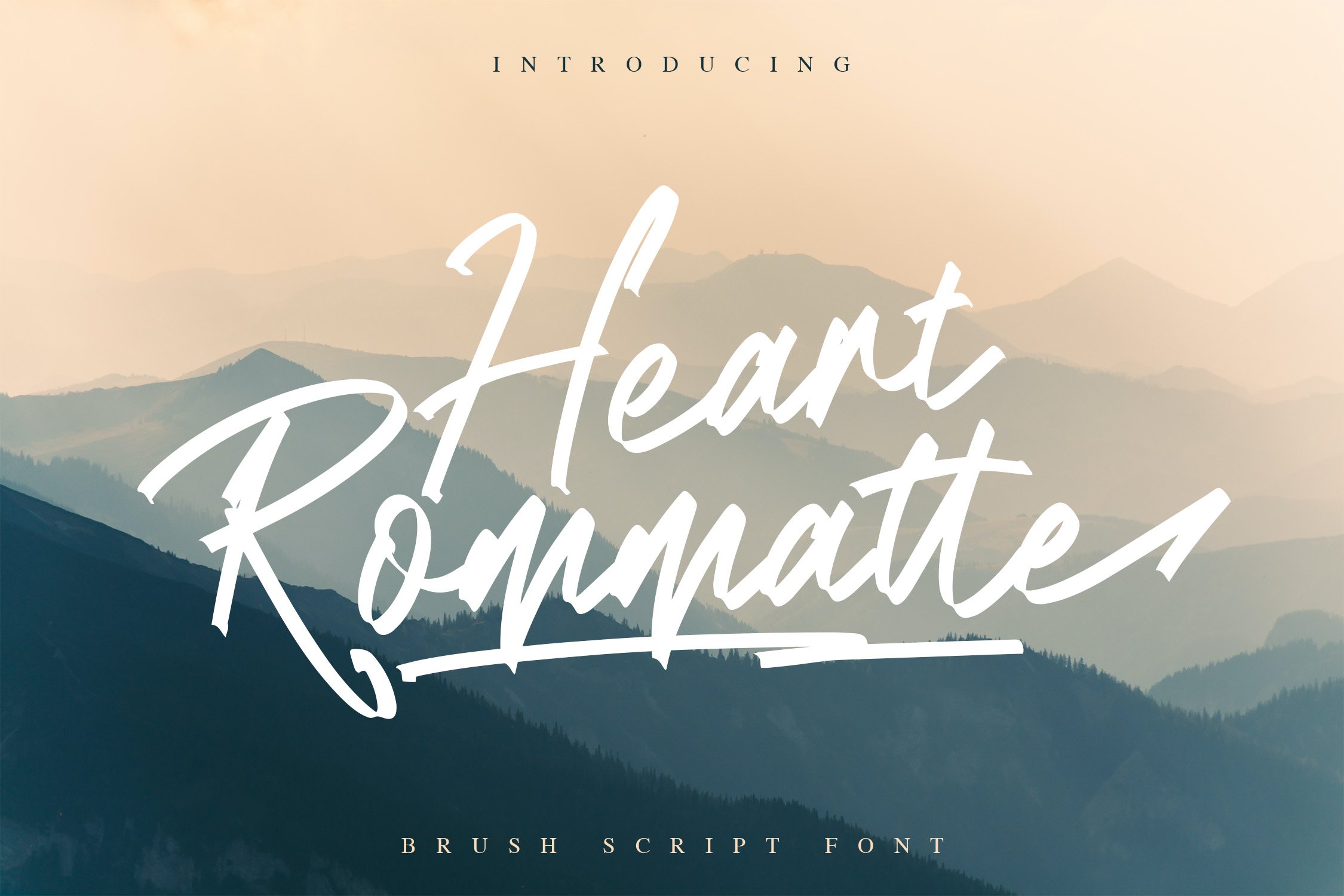 Heart Rommatte - Script Font cover image.