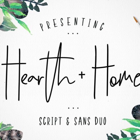 Hearth & Home Font Duo cover image.