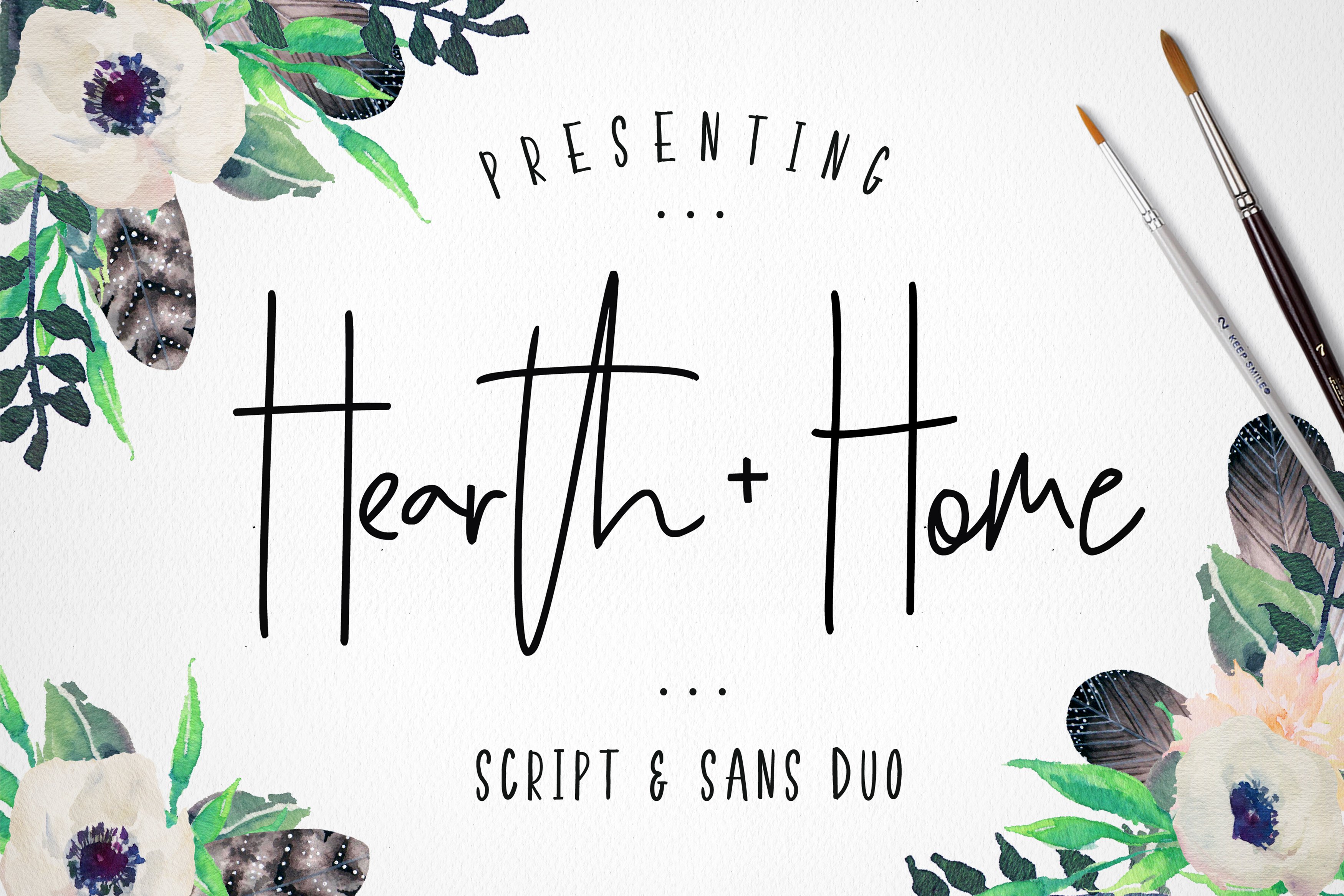 Hearth & Home Font Duo cover image.