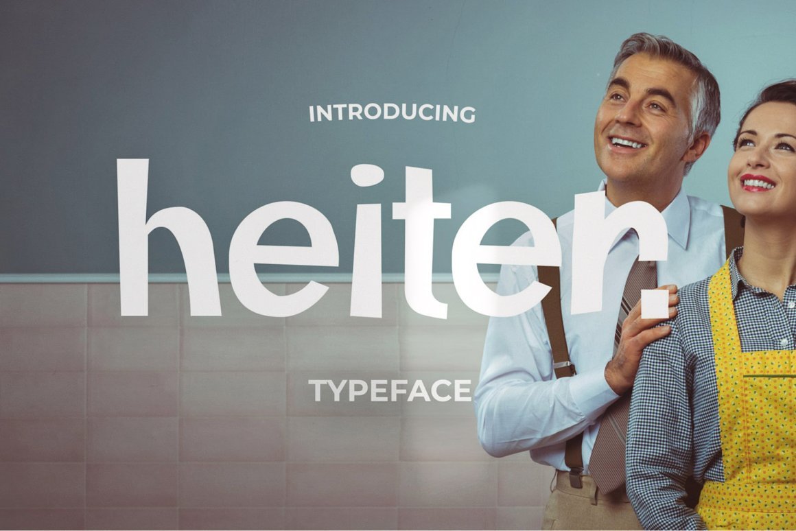 Heiter Retro Typeface cover image.