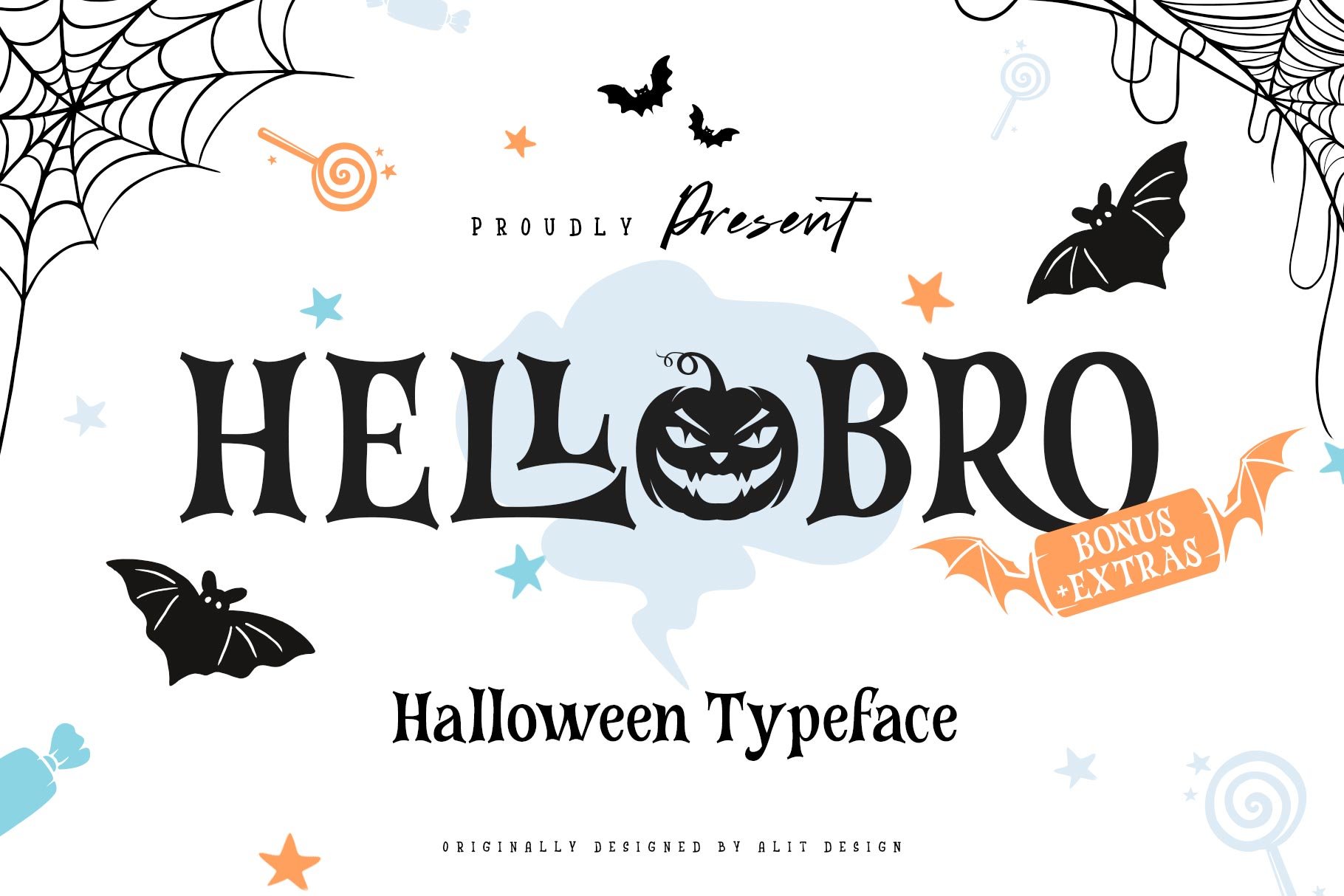 Hellobro Typeface cover image.