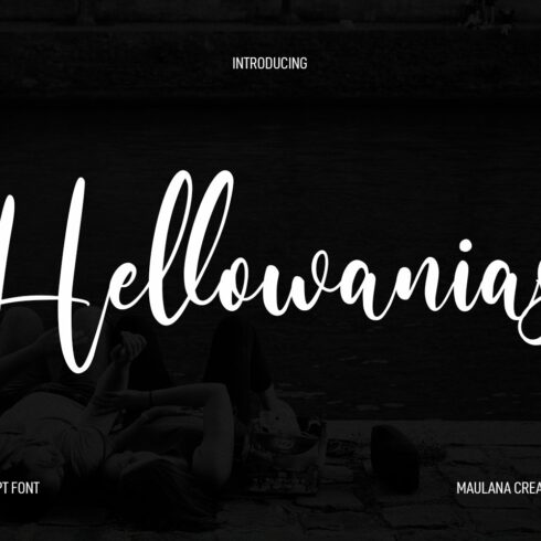 Hellowanias Script Font cover image.