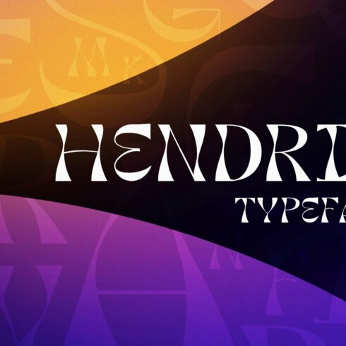 Hendrix Display Typeface cover image.