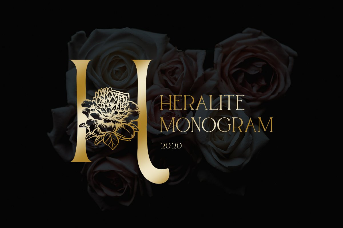Heralite-Floral Display Font cover image.