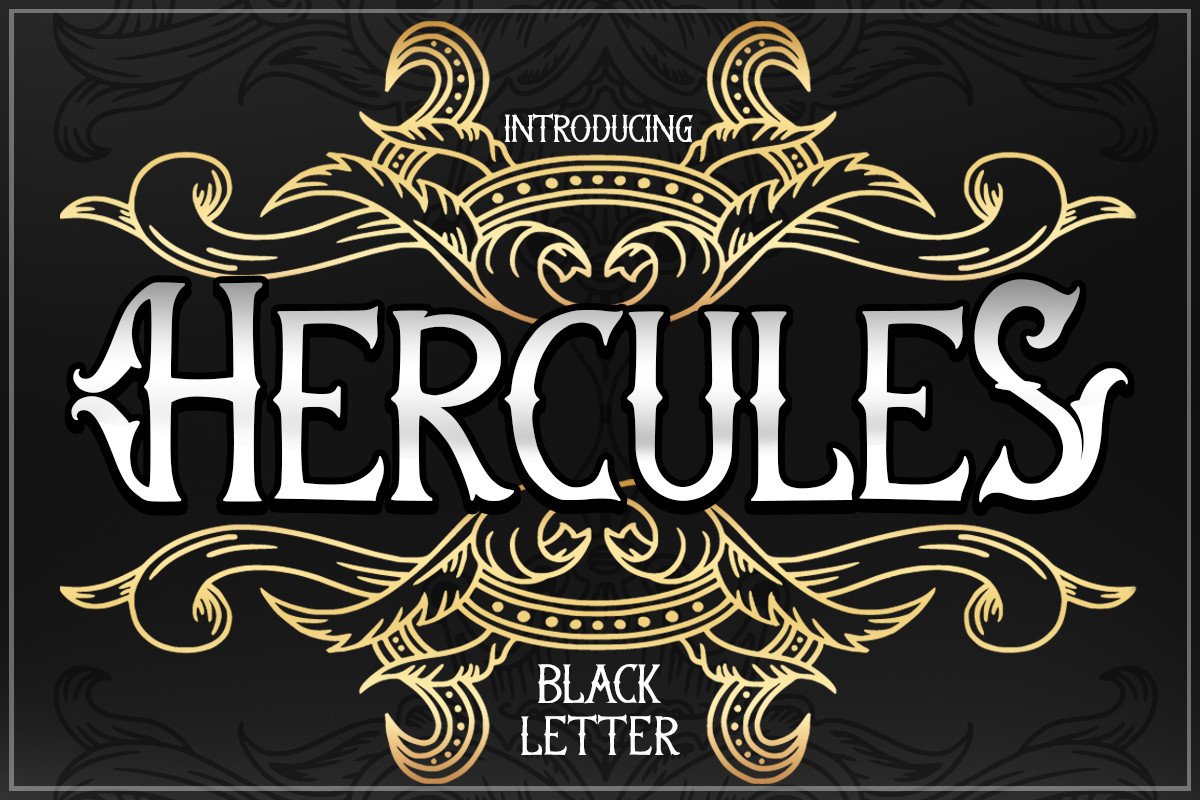 Hercules Black Lettercover image.