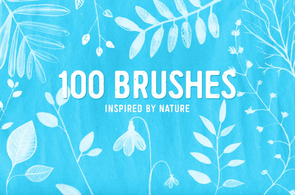 100 PS nature brushescover image.