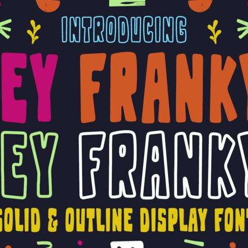 Hey Franky - Fun Display Font cover image.