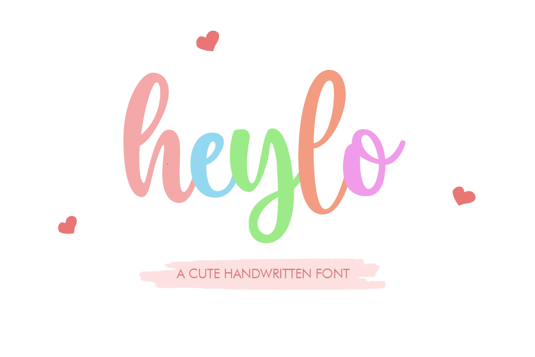 Heylo Font Script cover image.