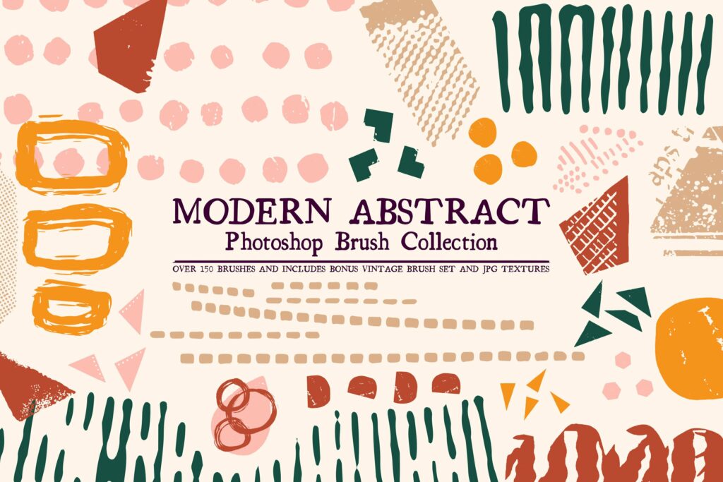 Abstract Photoshop Brushes – MasterBundles