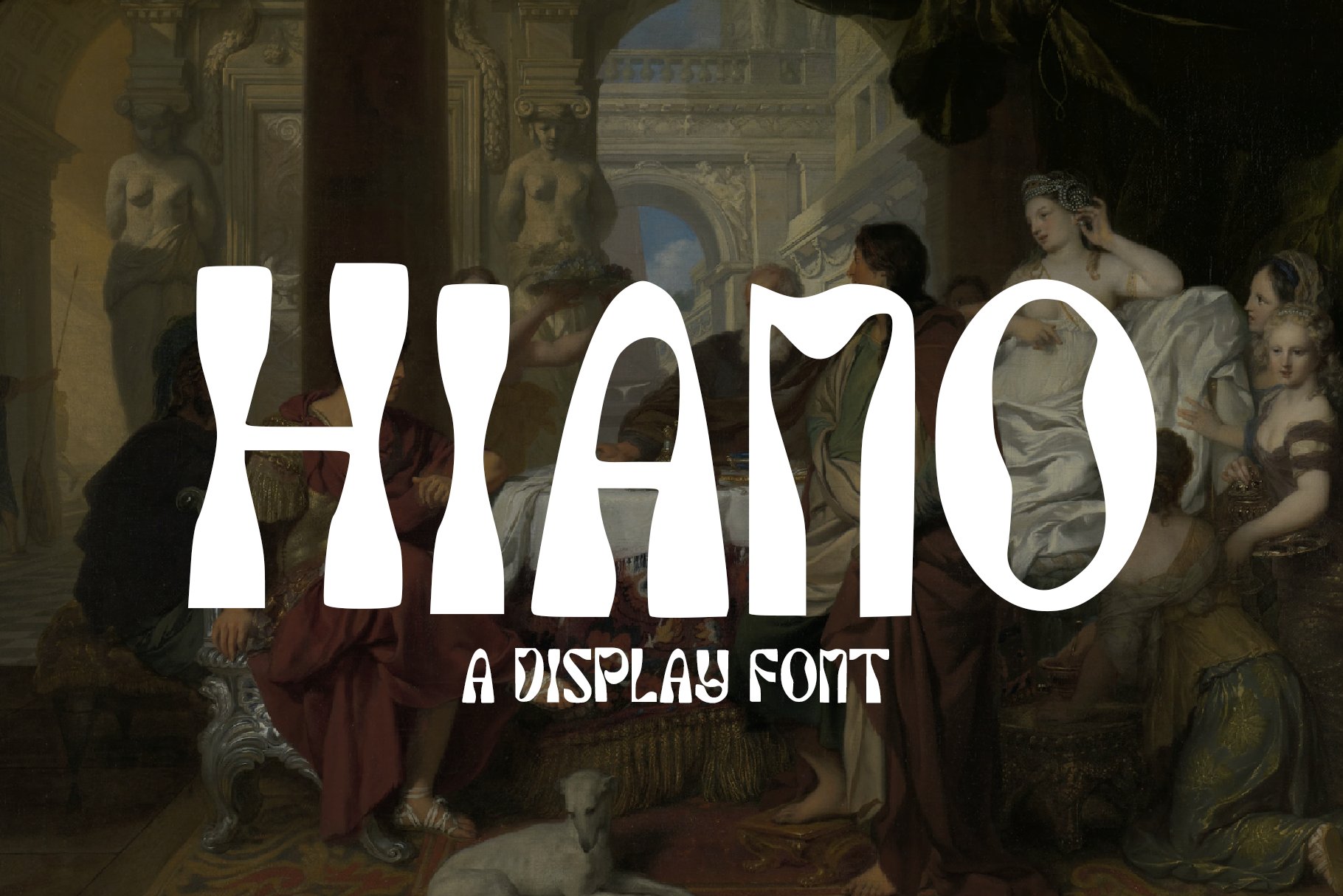 Hiano Display Typeface cover image.