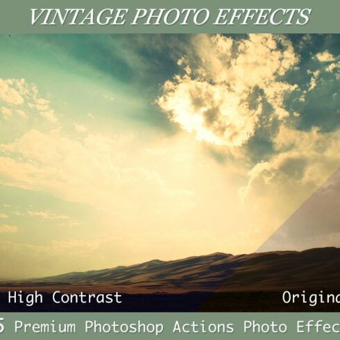 15 Vintage Photo Effects- PS Actionscover image.