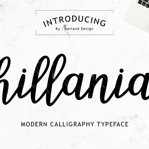 Hillania Script Font cover image.