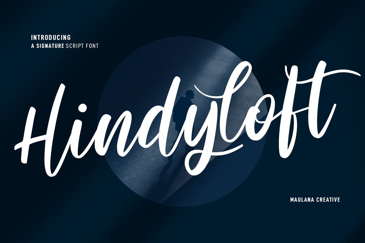 Hindyloft Signature Script Font cover image.