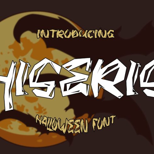 HISERIS - Halloween Horror Font cover image.