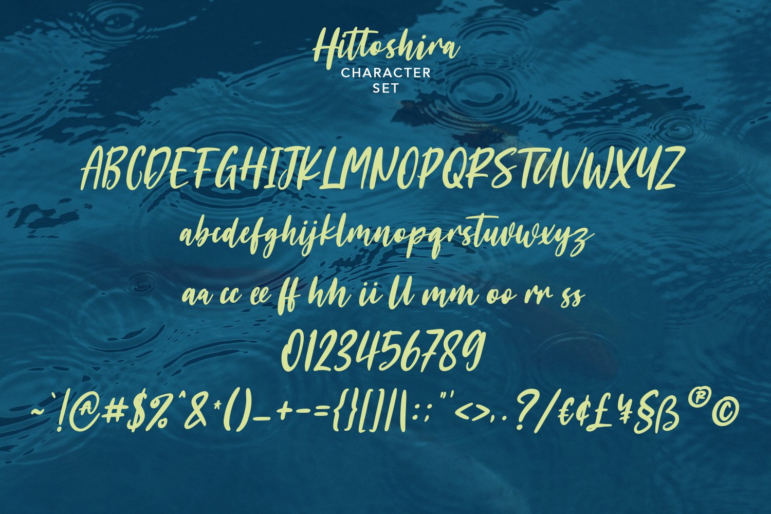 hittoshira handwritten font08 109