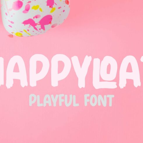 HAPPYLOAD - Playful Font cover image.