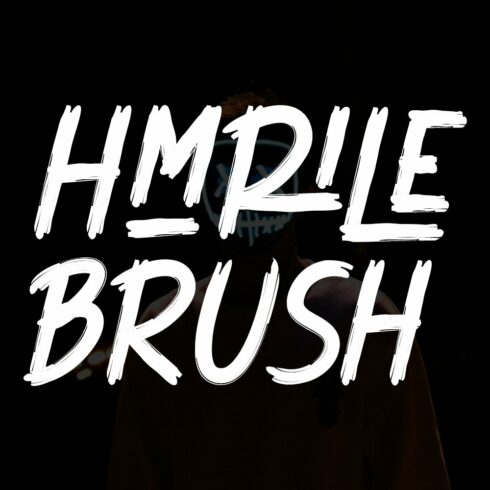 Hmrile Brush Font cover image.