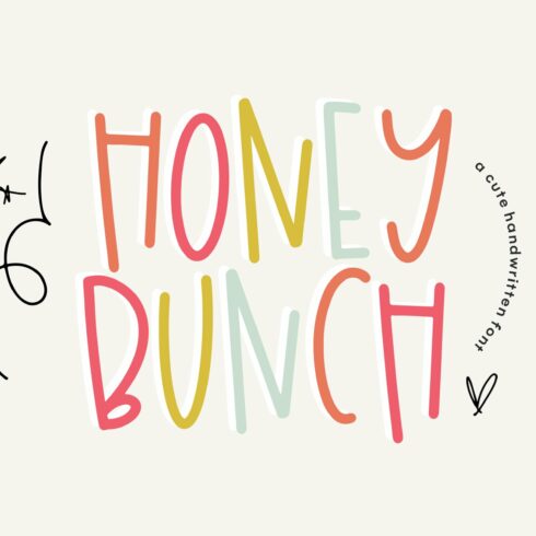 Honey Bunch | Font with Extras cover image.