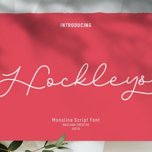 Hockleys Script Font cover image.