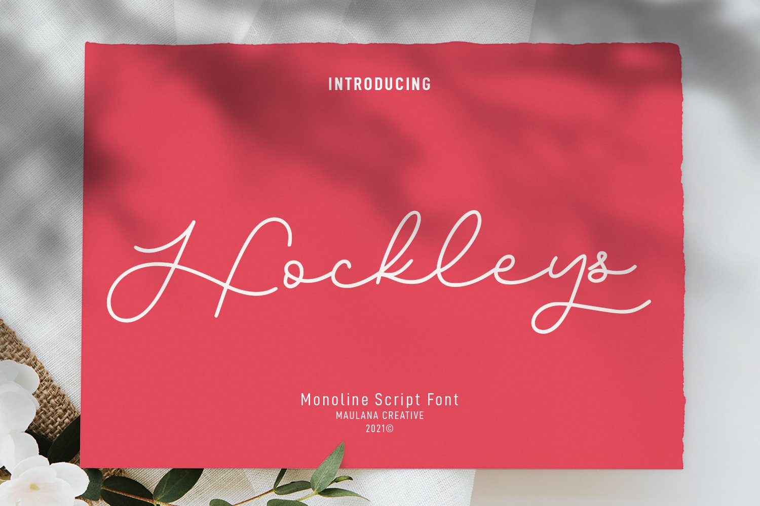 Hockleys Script Font cover image.