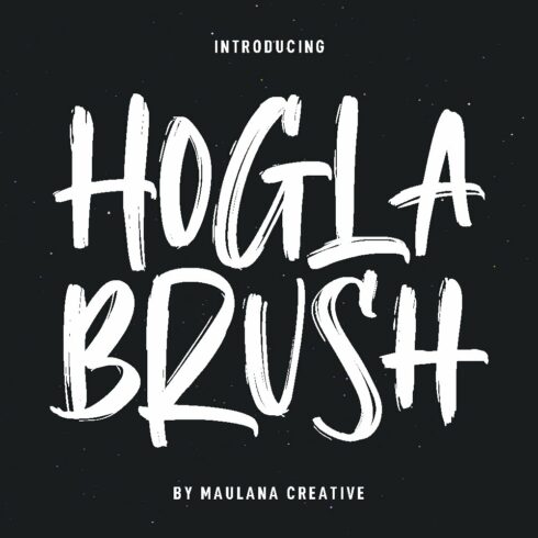 Hogla Brush Font cover image.