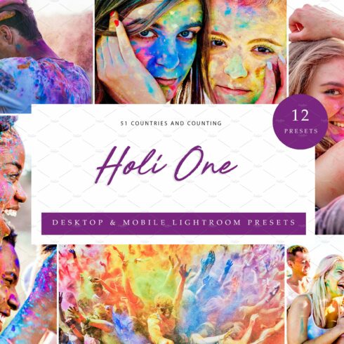 12x Lightroom Presets, Holi Onecover image.