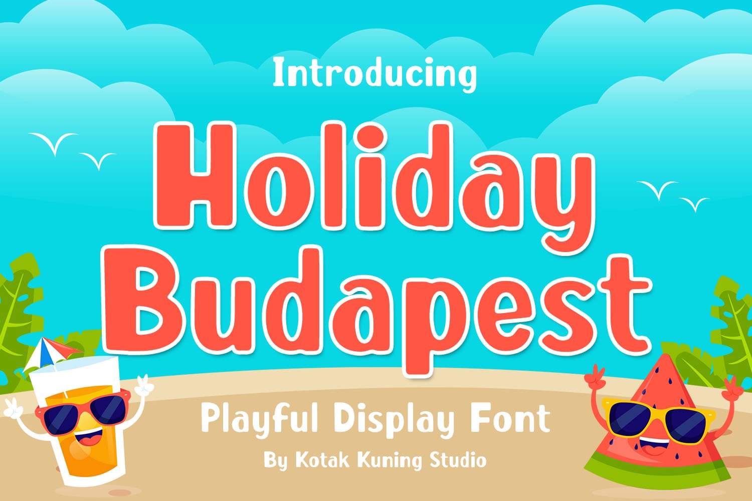 Holiday Budapest - Fun Display Font cover image.