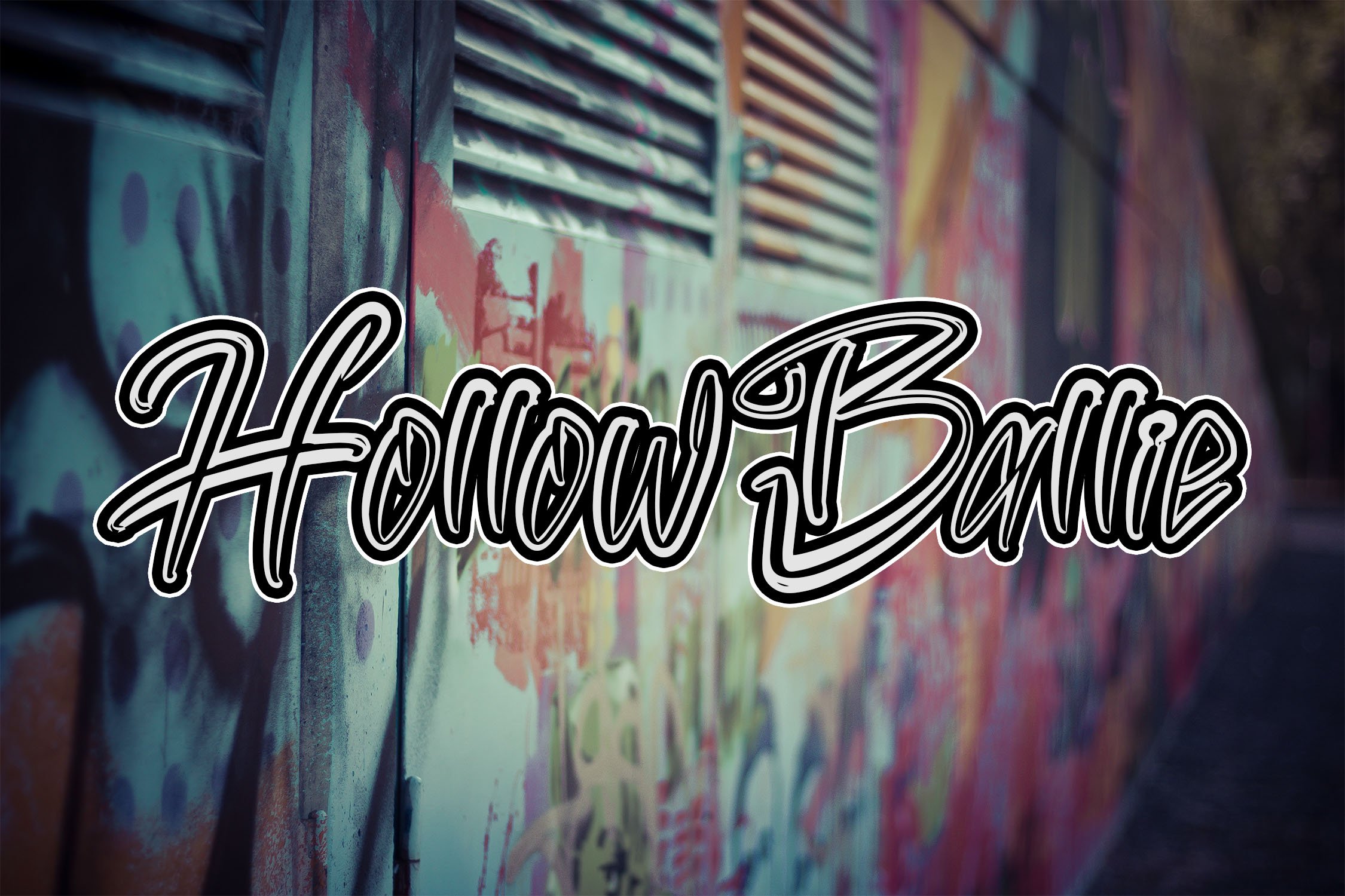 Hollow Ballie - Graffiti Font – MasterBundles